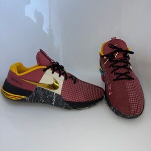 Nike Metcon 8 Men's CrossFit Trainer Size 14 Maroon Yellow Gold Worn Once